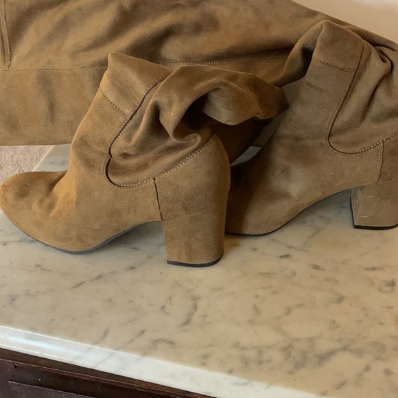 Treasure & Bond Over-The-Knee Boot 10M (Khaki/Brown) - Picture 5 of 11